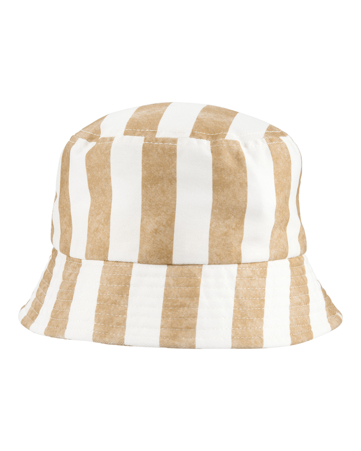 Kid Striped Bucket Hat - Tan/White | Carter's Inc