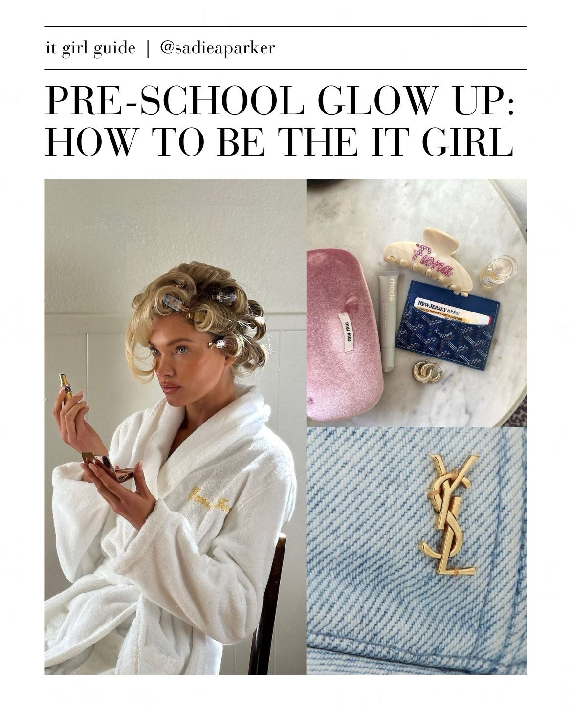 Pre-School Glow Up | The products featured below are linked, shop now to be the it girl!

#LTKU #LTKSeasonal #LTKStyleTip