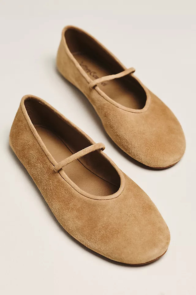 Dancerina Suede Ballet Flats | Anthropologie (US)