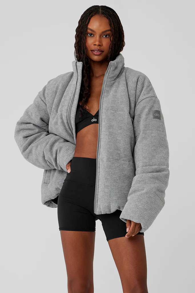 Glenplaid Colosseum Stage Puffer - Light Glenplaid | Alo Yoga (US)