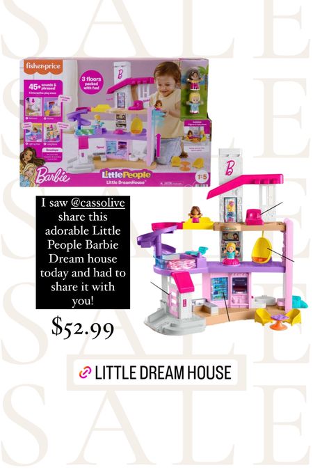 Little People Barbie Dreamhouse 

#LTKbaby #LTKkids #LTKfamily