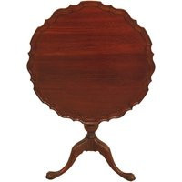 47109Ec Chippendale 18Th C. Style Mahogany Tilt Top Table | Etsy (US)