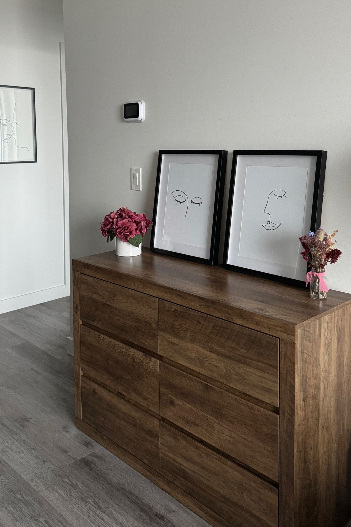 Found a dupe for the Pottery Barn Cayman dresser on Wayfair! It’s not a huge dresser but it works for the space! Bought mine on Wayfair Canada

#LTKcanada