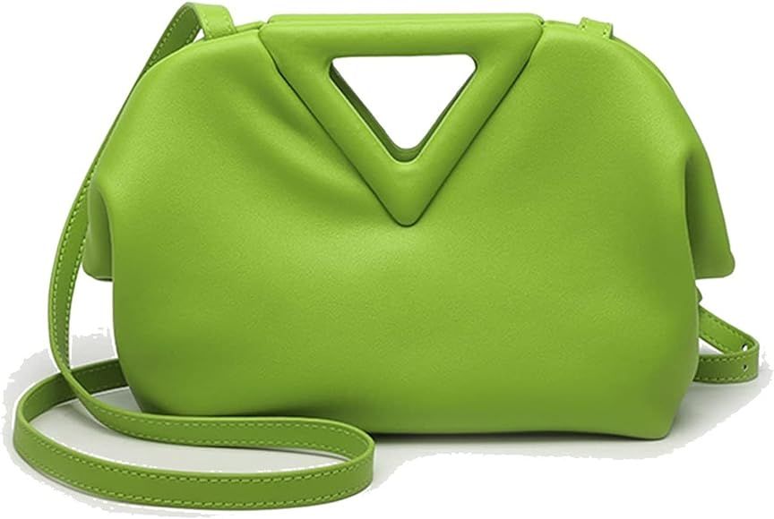 Women's Shoulder Handbags,Leather Cream Purses Dumpling Bag,Crossbody Evening Bags Soft,for Party Gi | Amazon (US)