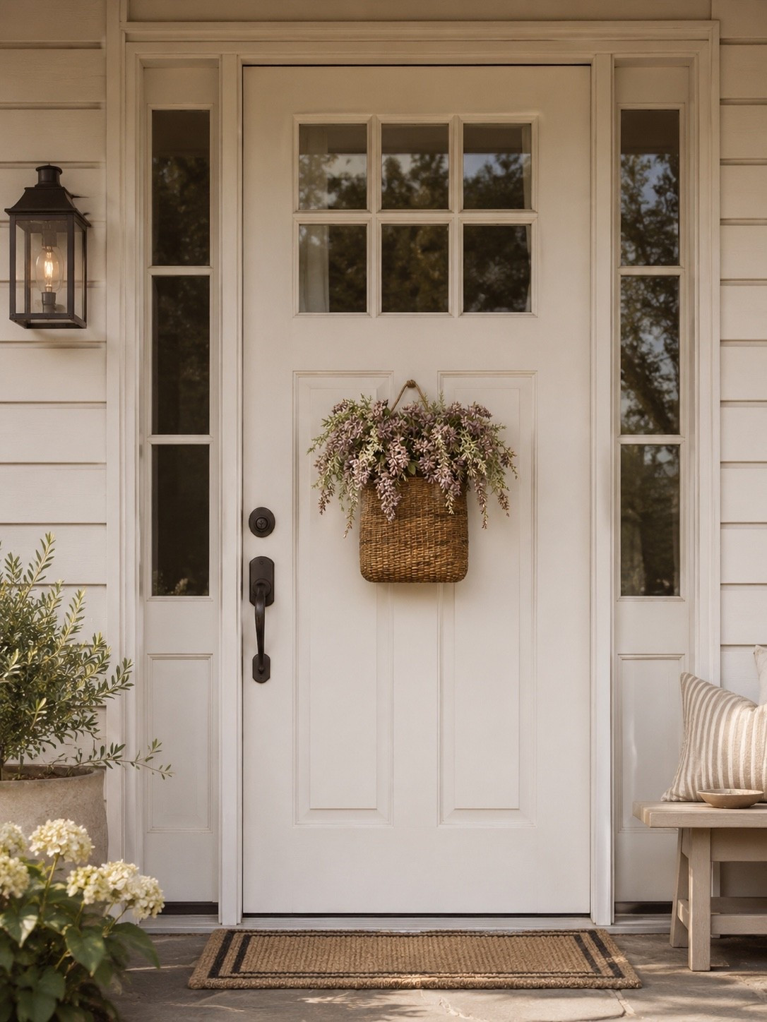 Pretty front door basket!

#LTKHome