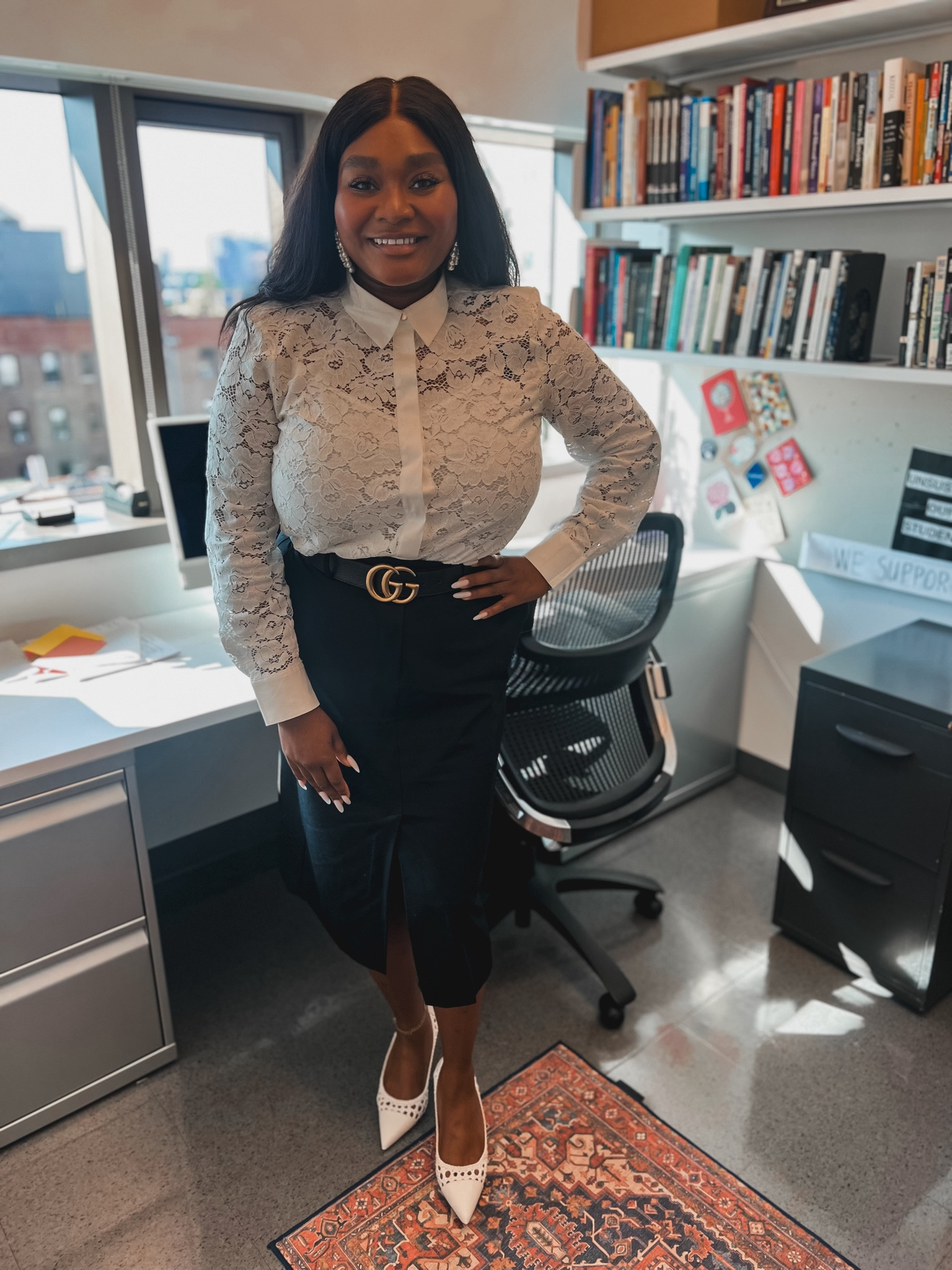 Picked an Ann Taylor blouse and shoes matched with a pencil skirt for my first day of teaching for the 2024-2025 academic year ✨ 

#LTKFindsUnder100 #LTKU #LTKStyleTip