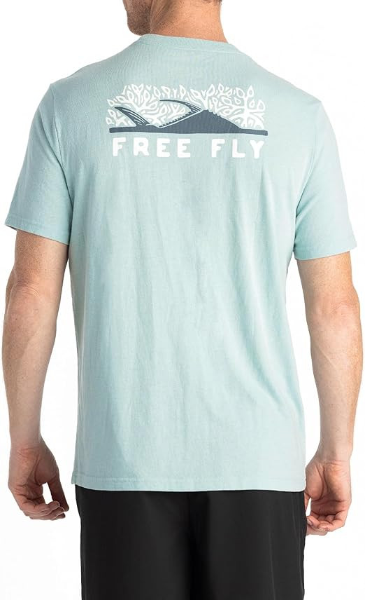 Free Fly Destination Angler Tee Short Sleeve Fishing Shirt for Men - Comfortable Fishing Shirts f... | Amazon (US)