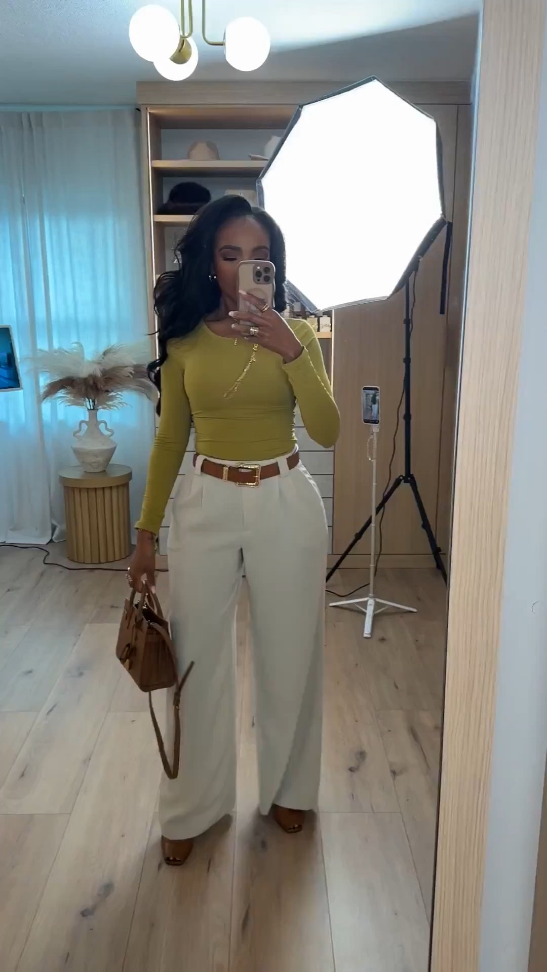 Scroll to shop this elevated everyday look 💚

A fitted long sleeve paired with high-waisted trousers is one of those timeless combos you can style so many ways—dress it up with heels or keep it casual, making it a staple where the cost per wear keeps dropping.

Perfect for work, lunch dates, errands, or casual meetings.

📏 Measurements: 5’4”, 140 lbs, 34D bust, 27” waist, 40” hips

Follow me on Instagram and YouTube @kirasfashionfinds 



#LTKvlog #LTKPetite