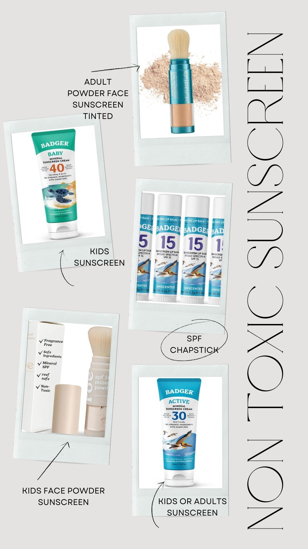 Non toxic sunscreen for adults and kids 

#LTKBaby #LTKKids #LTKFamily