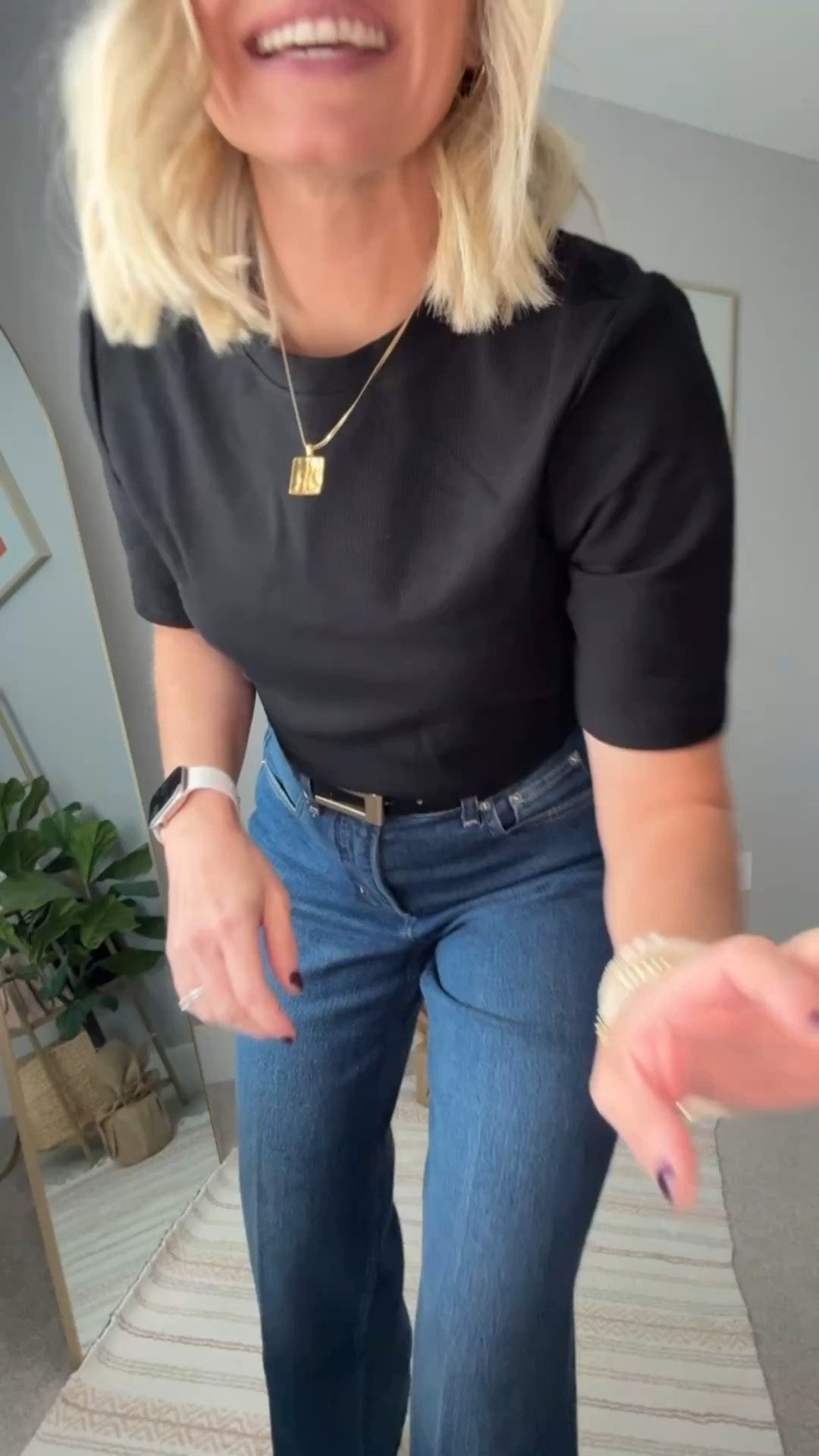 I’m loving these new finds from @Spanx Use my code: THRIFTYWIFEXSPANX for 15% off #ad
Top- small
Jeans- xsmall/petite
Lounge top- xs
Lounge pants- xs/petite
Leggings- small

#LTKootd #LTKPetite #LTKOver40