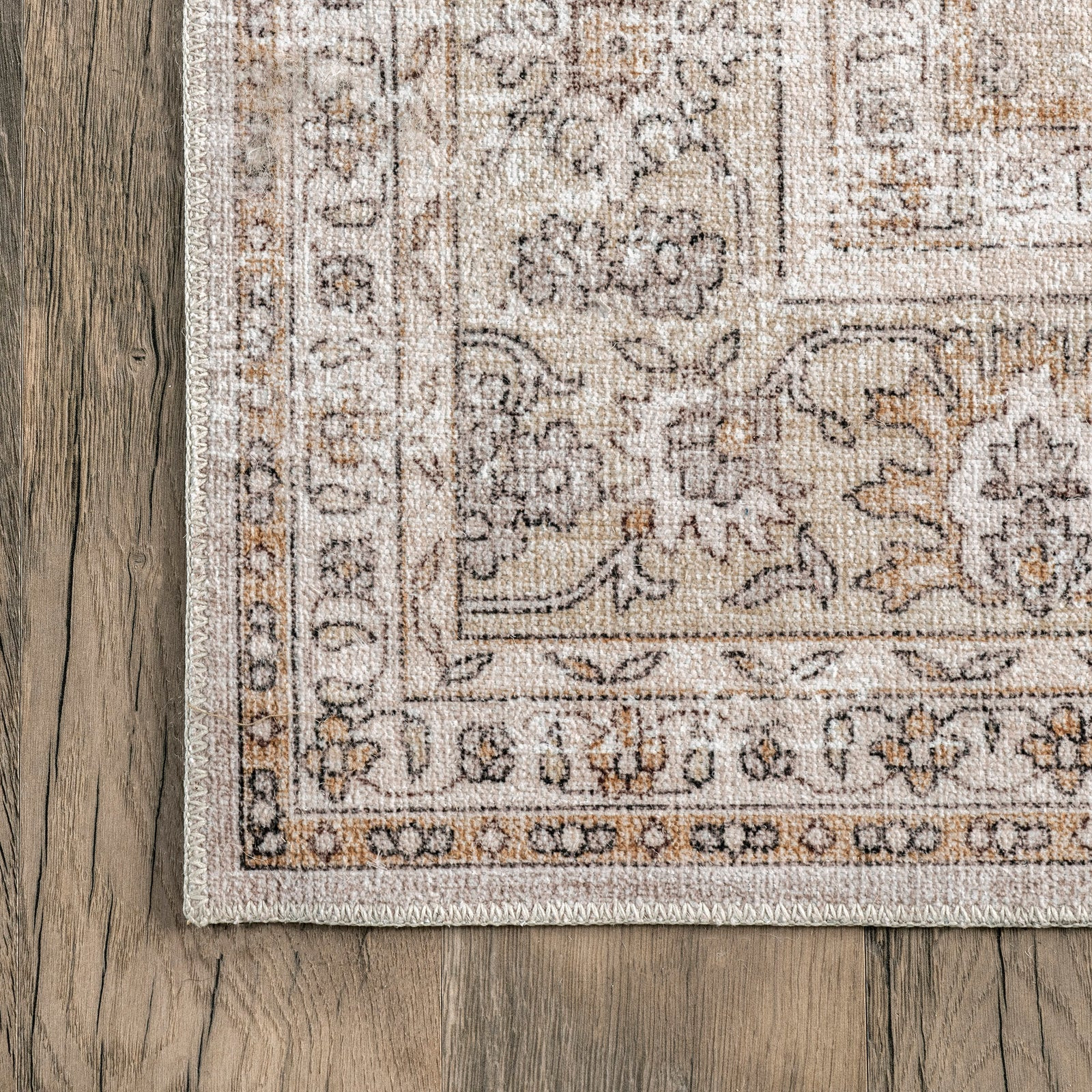 Meena Fading Garden Washable Rug | Rugs USA