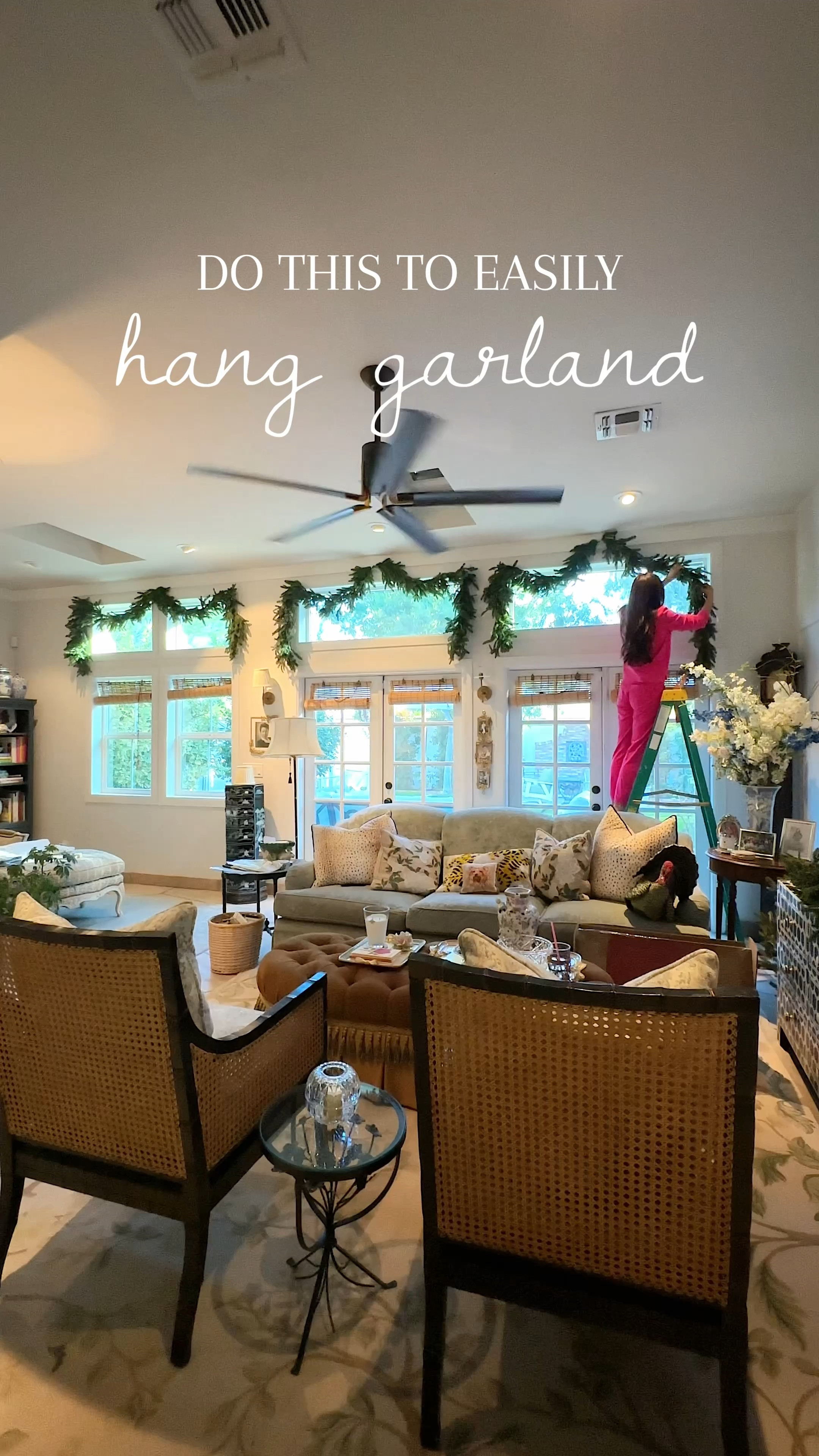 The easiest way to hang Christmas garland is using these hooks! Nail them to the top of the trim then slip a zip tie through them! Secure and easy! 

#LTKSeasonal #LTKHoliday #LTKHome