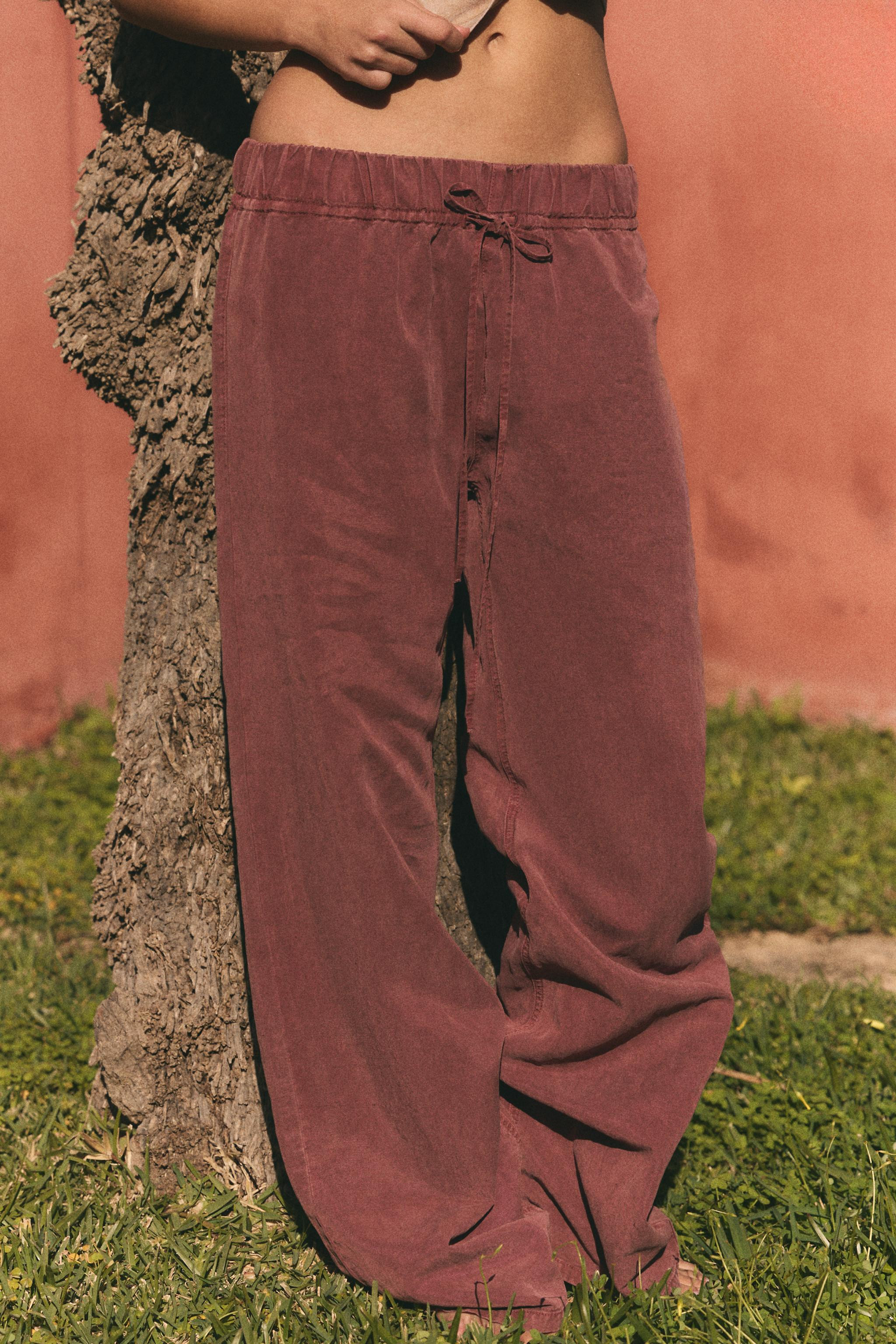 FLOWING TROUSERS WITH DRAWSTRINGS | Zara FR