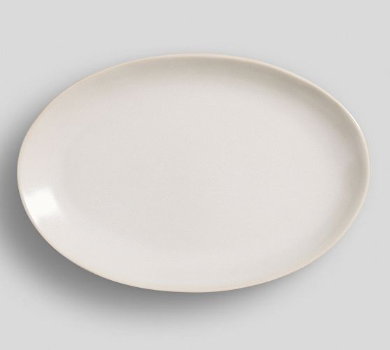 Mason Stoneware Oval Serving Platter | Pottery Barn (US)