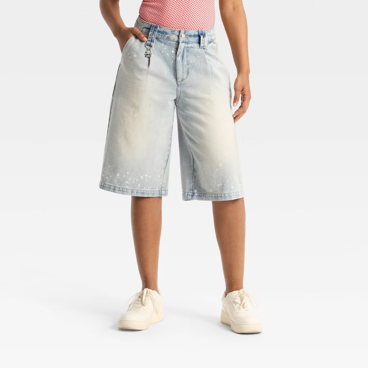 Women's Mid-Rise Oversized Chino Jorts - Wild Fable™ | Target