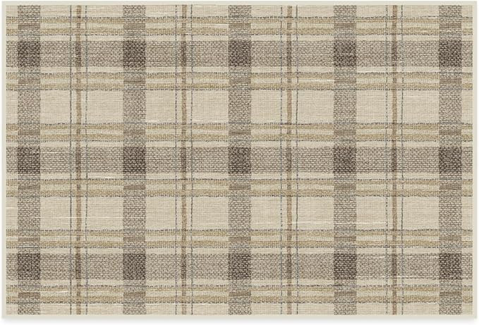 RUGGABLE Winter Washable Rug - Perfect Area Rug for Living Room Bedroom Kitchen - Non-Slip, Pet &... | Amazon (US)