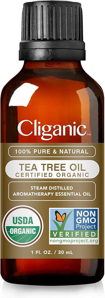 Cliganic Organic Tea Tree Essential Oil, 100% Pure Natural, for Aromatherapy | Non-GMO Verified (... | Amazon (US)