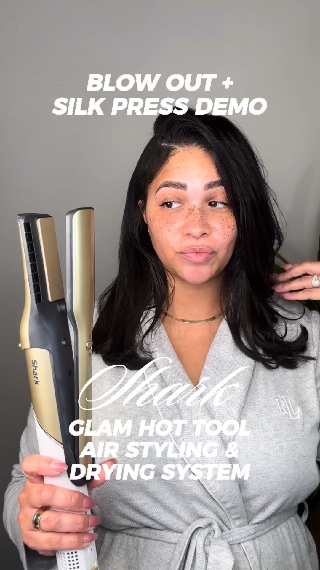 Blow Out and Silk Press Demo using the New Shark Glam Hot Tool Air Drying and Styling System 🩷 

This unit is going to save you so much time when styling your hair. Works great on curly hair as well 😍

#LTKgrwm #LTKBeauty #LTKGiftGuide