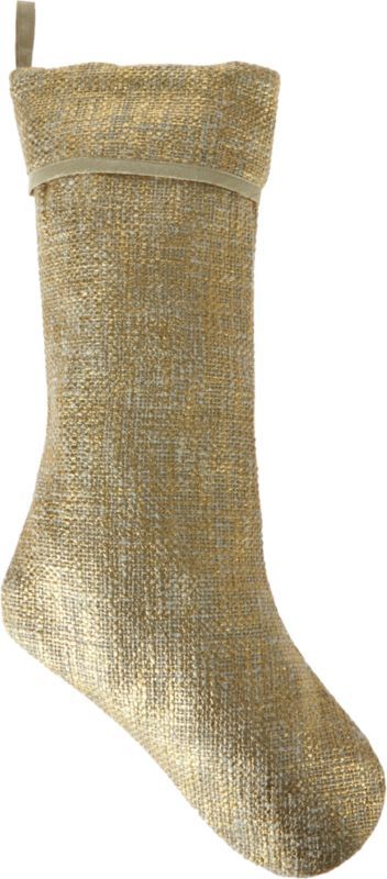 glitterati gold stocking | CB2