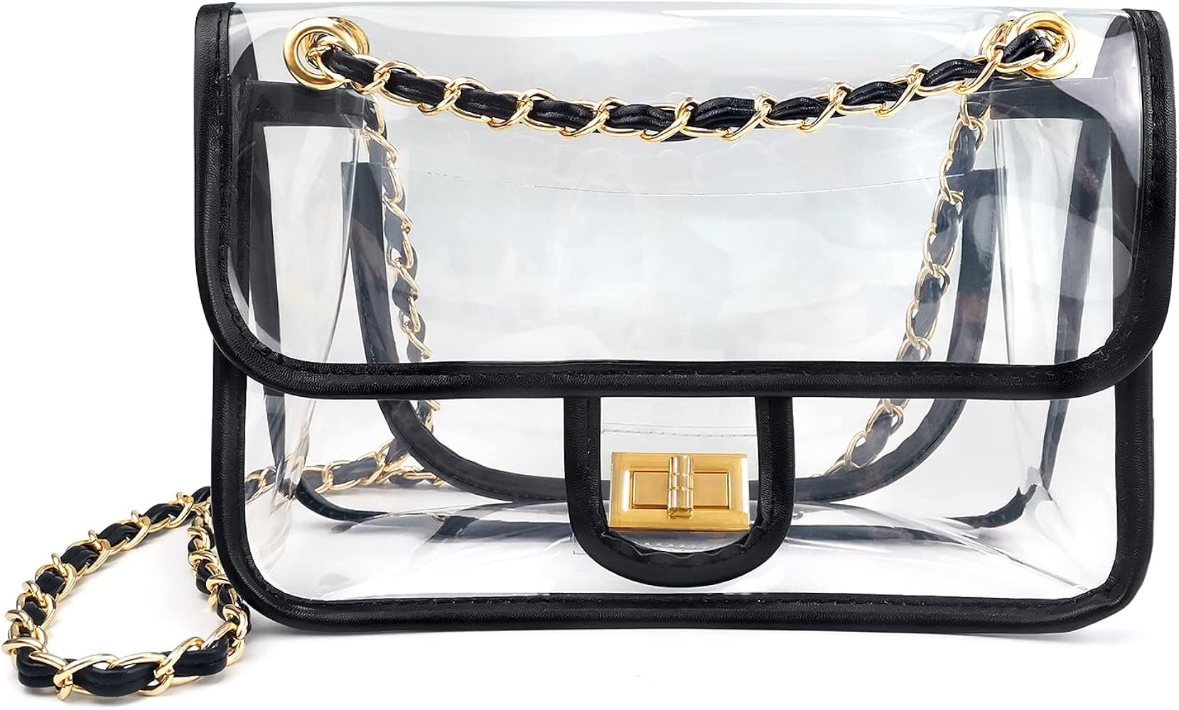 Ayieyill Clear Purses for Women Stadium Approved Crossbody, Clear Purse Handbags for Working Conc... | Amazon (US)