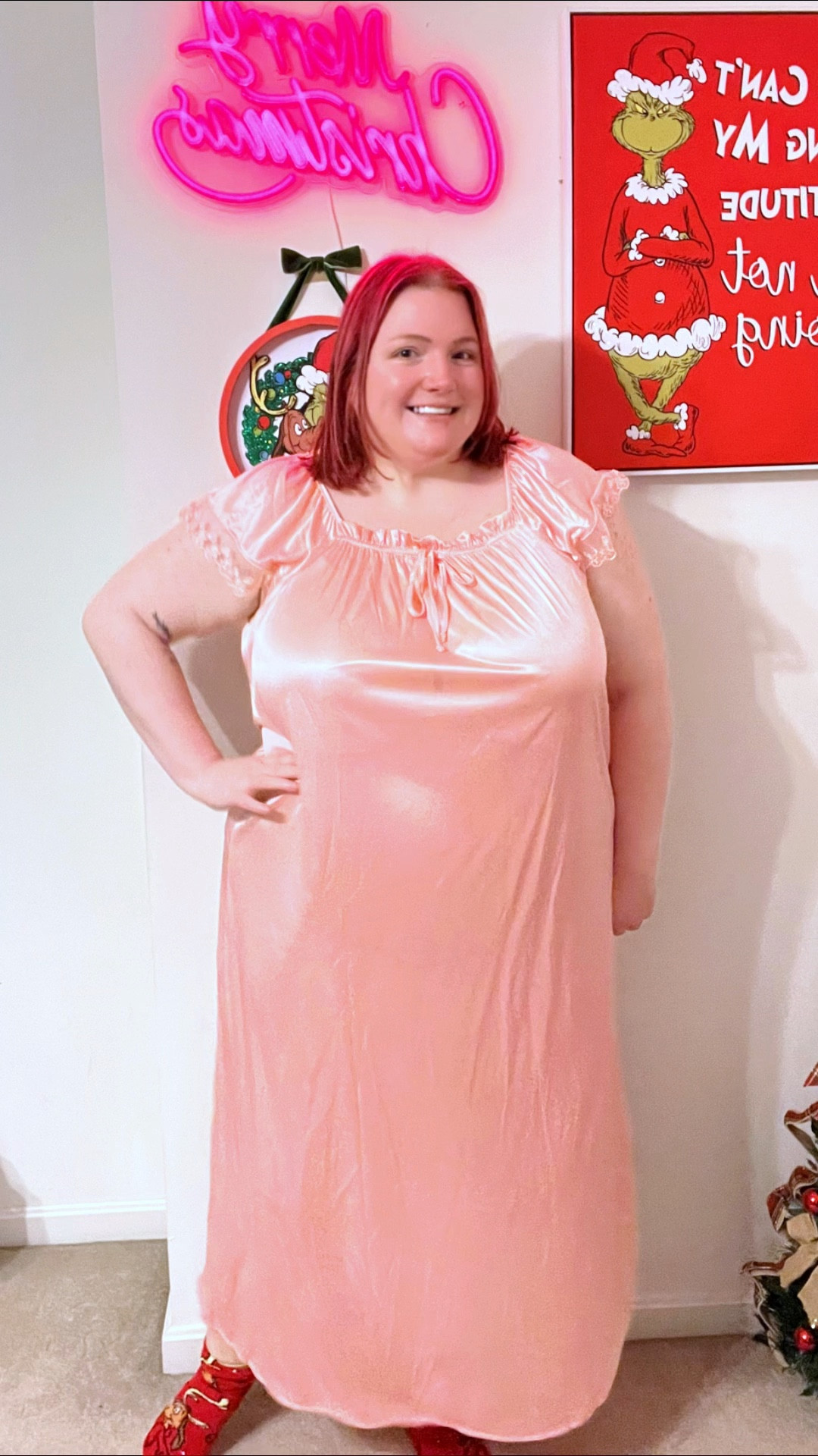 WDIRARA Plus Size Satin Nightgown Try On! 

#LTKSaleAlert #LTKPlusSize #LTKFindsUnder50