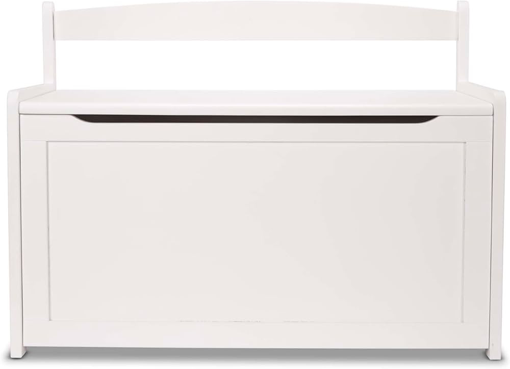 Melissa & Doug Wooden Toy Chest - White Furniture for Playroom - Kids Toy Box, Wooden Storage Org... | Amazon (US)