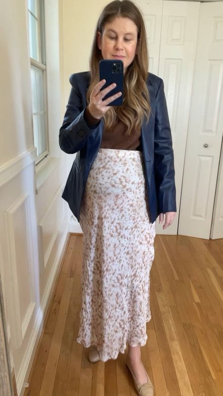 This blazer is 40% off with code SHOPFALL and my skirt is also on sale. Exact outfit linked. The blazer also comes in a pretty pink. I’ve linked a pink sweater you could wear with the pink blazer and my skirt if you like pink over navy!

Bump friendly, blazer, midi skirt, fall outfits 

#LTKSeasonal #LTKbump #LTKsalealert