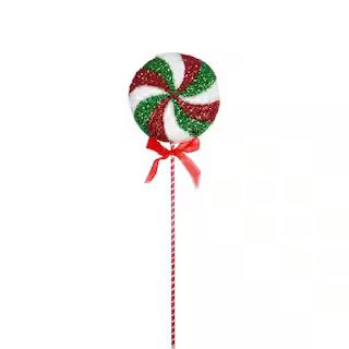 Green, Red & White Swirl Lollipop Stem by Ashland® | Michaels Stores