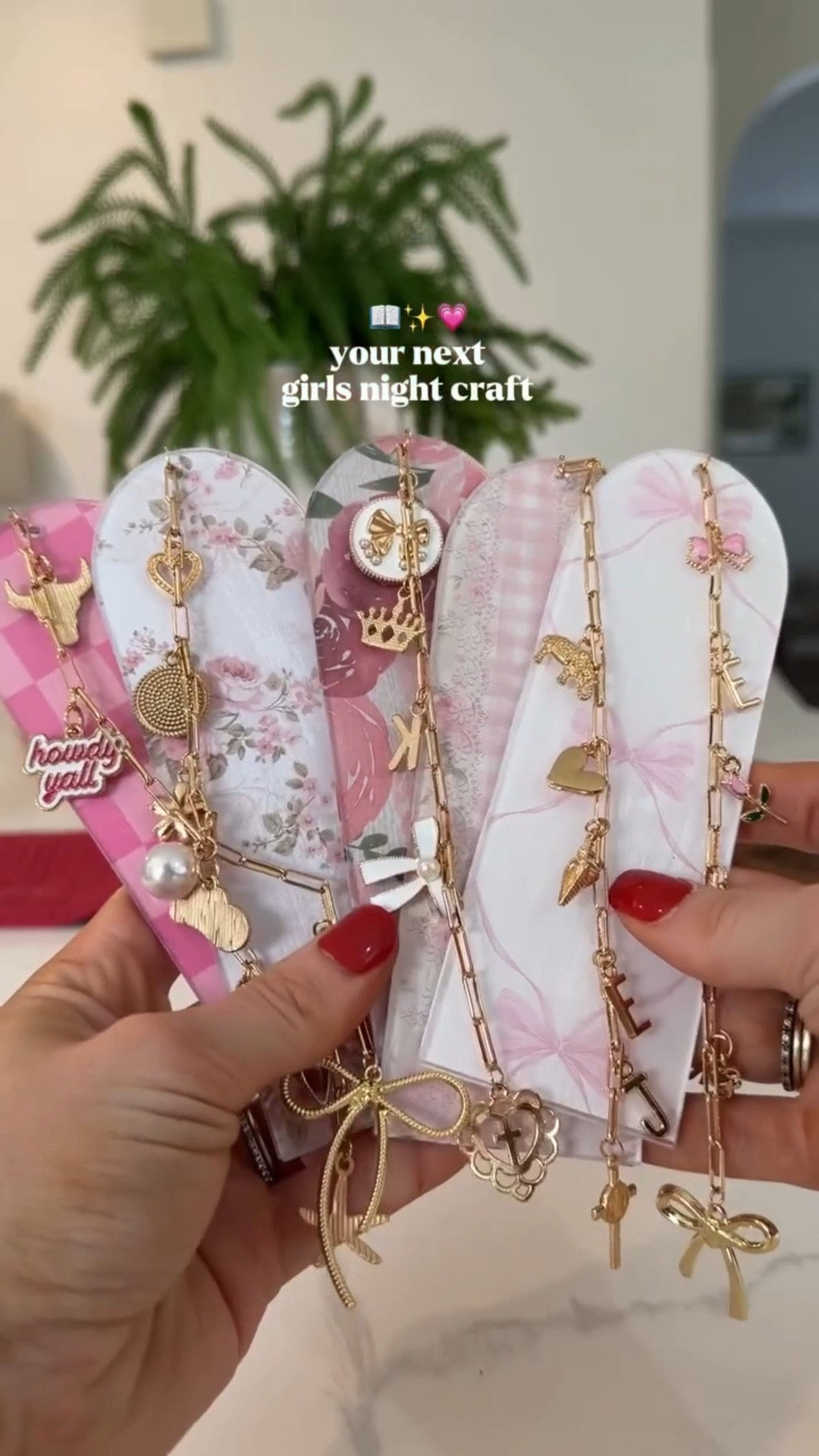 Testing out all the girls night crafts ahead of Valentine’s Day so you don’t have to 🫡 these DIY bookmarks turned out so cute and would be perfect for a galentines party craft! 

Follow @kimberlyj_king & comment CRAFT for the links (all Amazon!) *must be following to receive auto DM

#diy #easydiy #galentines #valentines #girlsnight #craft #easycraft #easycrafts #craftideas #coquette #pink #pinkaesthetic #girly #cute #bookmarks #bookworm #booklover #amazonfinds #amazonmusthaves #galentinesparty