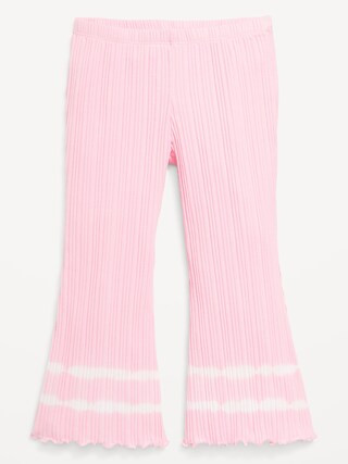 Textured Rib-Knit Flare Leggings for Toddler Girls | Old Navy (US)