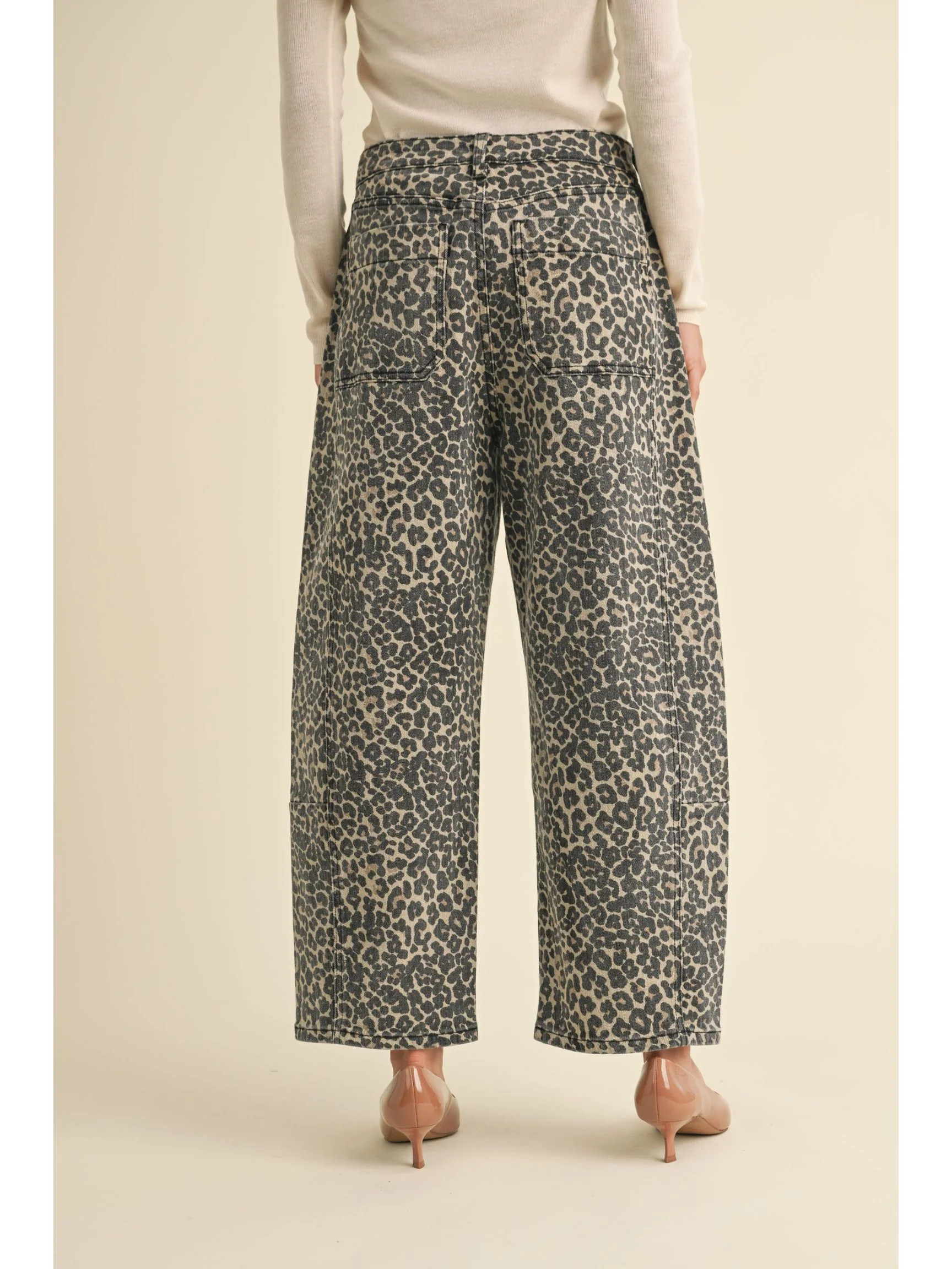 Leopard Print Barrel Pants | The Native One