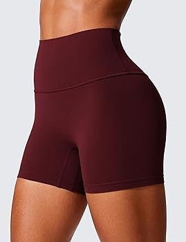 CRZ YOGA Secretsculpt Womens Butterlift High Waist Scrunch Butt Biker Shorts 4 Inches - No Front ... | Amazon (US)