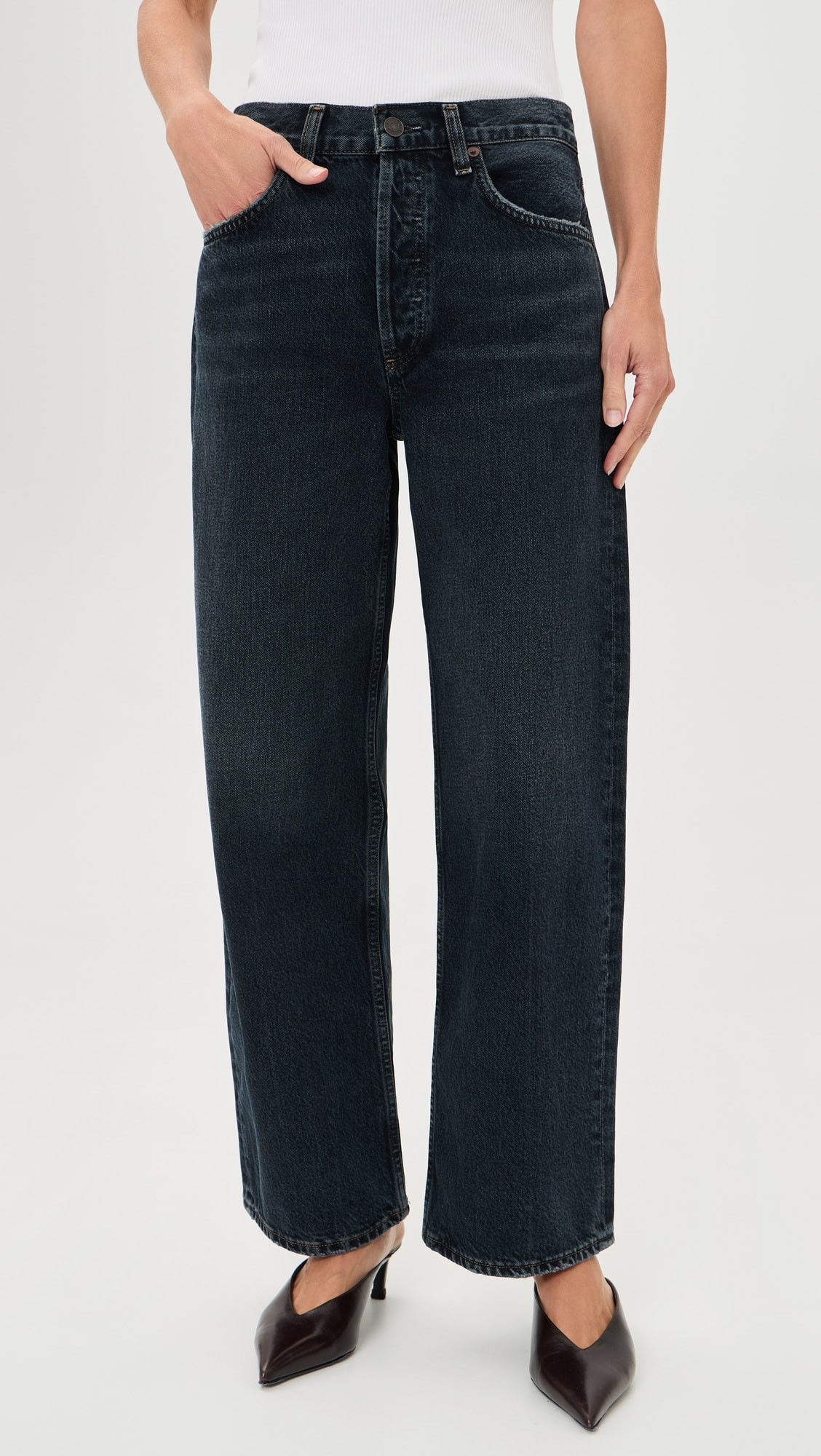 AGOLDE Petite Arc Jeans | Shopbop | Shopbop