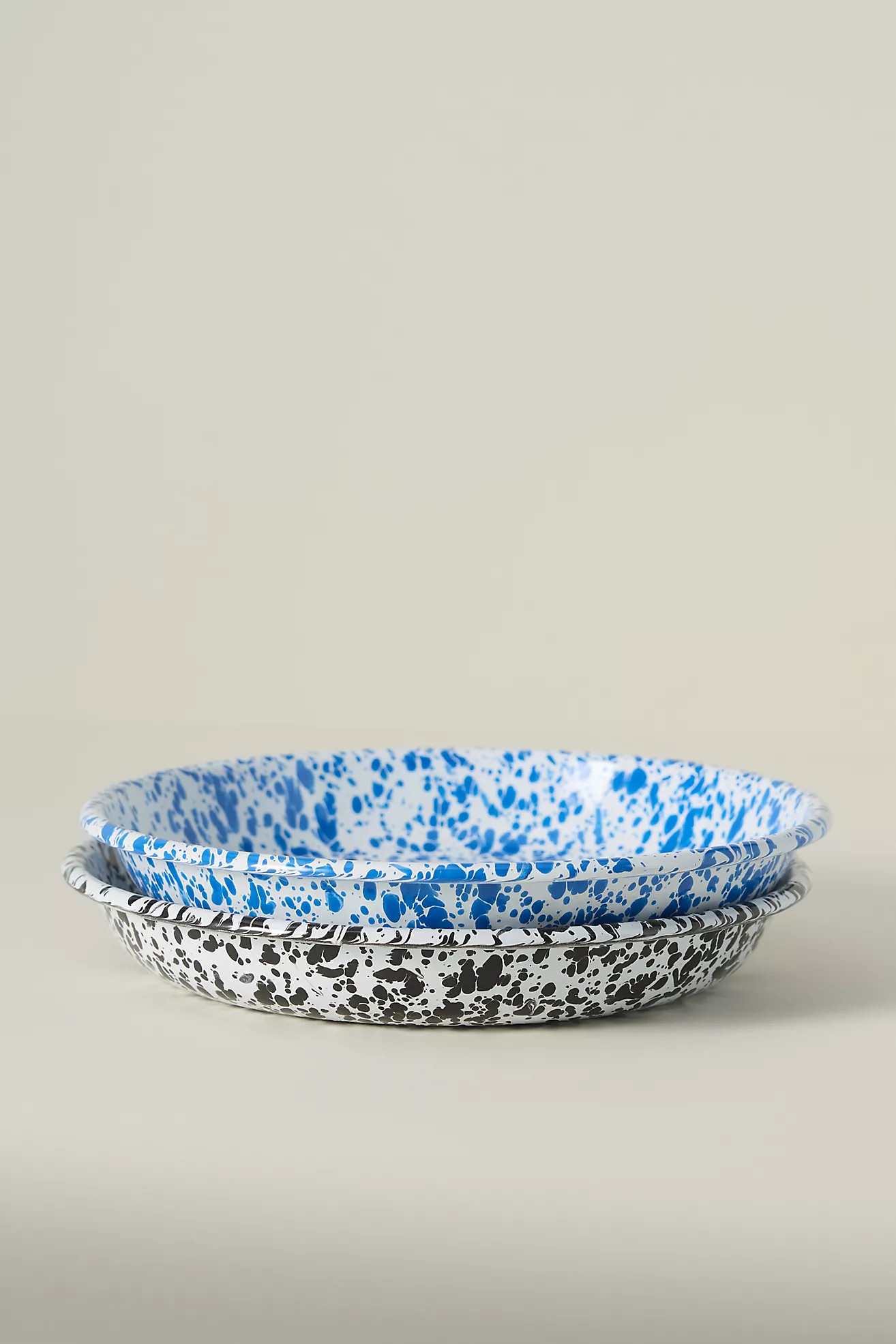 Crow Canyon Home Splatter Enamelware Pasta Bowl | Anthropologie (US)