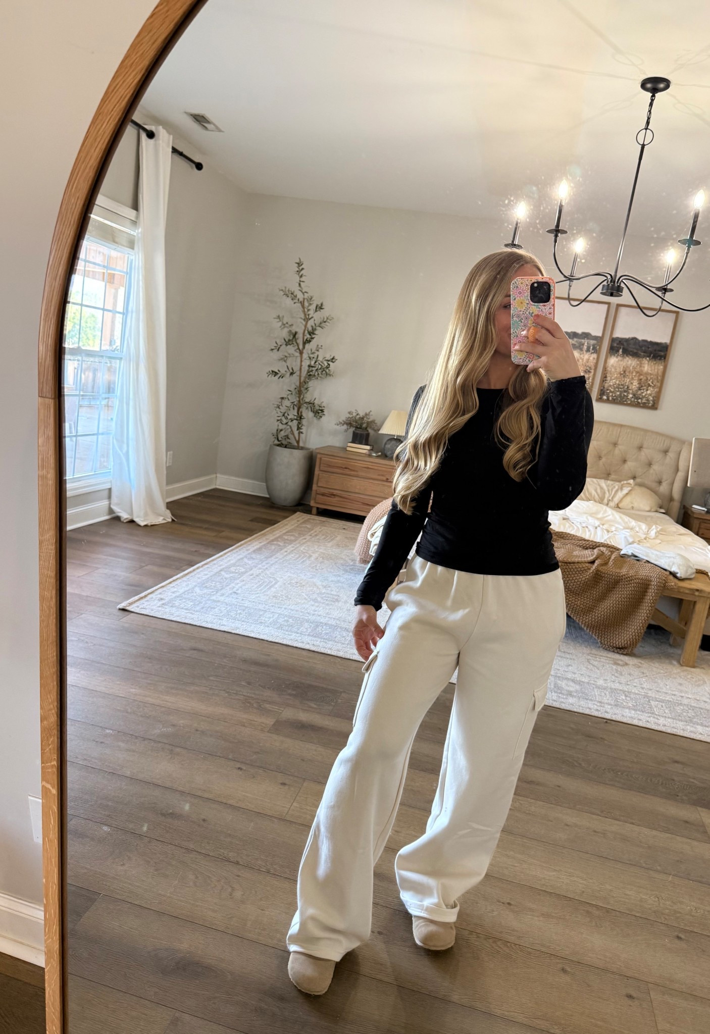 More Walmart sweats!! Love these too!! Wearing these in a small. I have green, gray, and cream. 