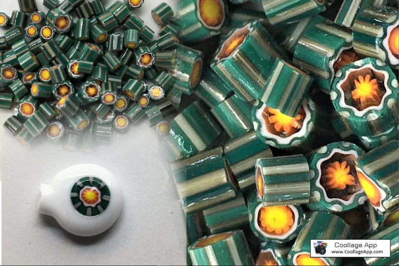 March in the Daisy - COE104 Murrini Murrine Millefiore - Etsy | Etsy (US)