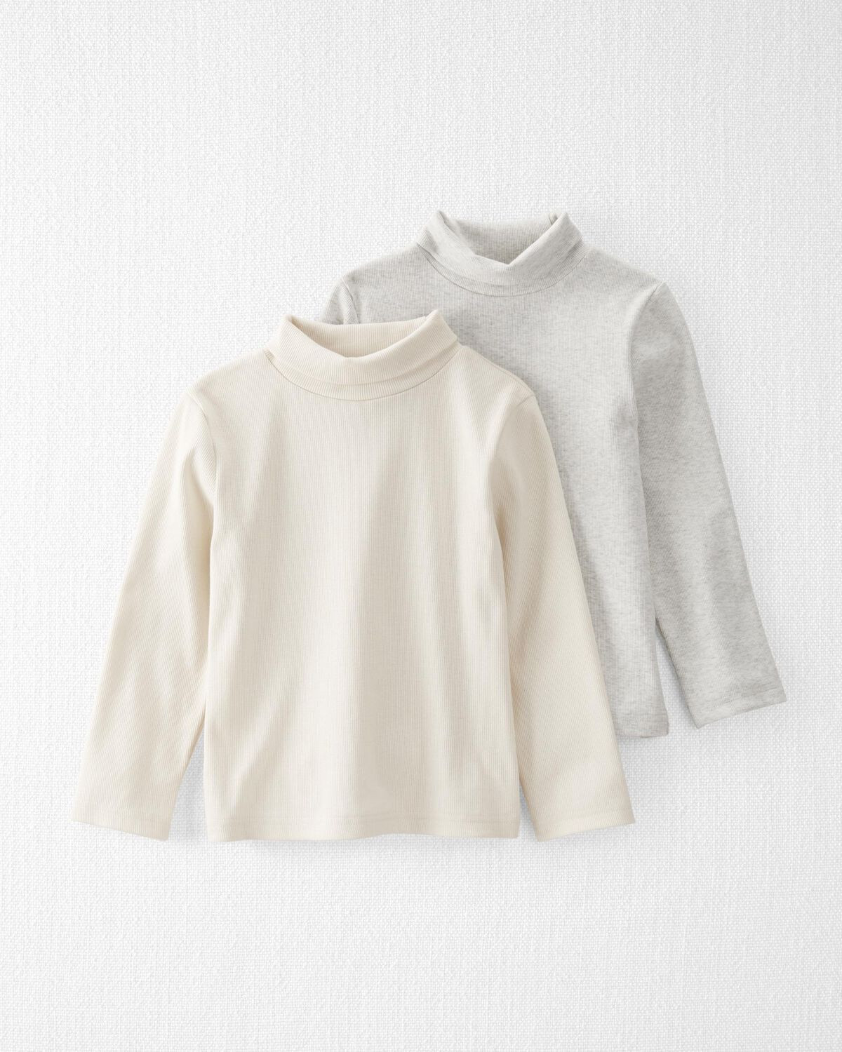 Toddler 2-Pack Organic Cotton Rib Mock Neck Tops | Carter's Inc
