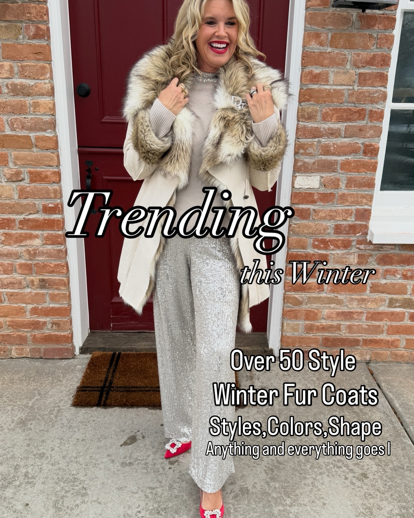 Trending….
This Winter Fur Coats…

Really, Living in a 4 season state like Utah … in a small ski town, Fur or faux fur is always trending for Winter❄️❄️

Who doesn’t love a little glam to cheer up your Winter blues?

I sure do and I love the cozy feel of this year’s affordable styles… really anything does, from vintage, cropped, mid length, to full length, prints & Colors, as well as in all the accessories fur is HOT🔥Hot🔥 HOT 🔥

Her are 6 Fur coats I think you’ll ❤️ LOVE❤️ 
➡️Slide to view all the styles & outfit combos➡️

Which of the 6 coats is your favorite? 


#LTKSeasonal #LTKootd #LTKOver40