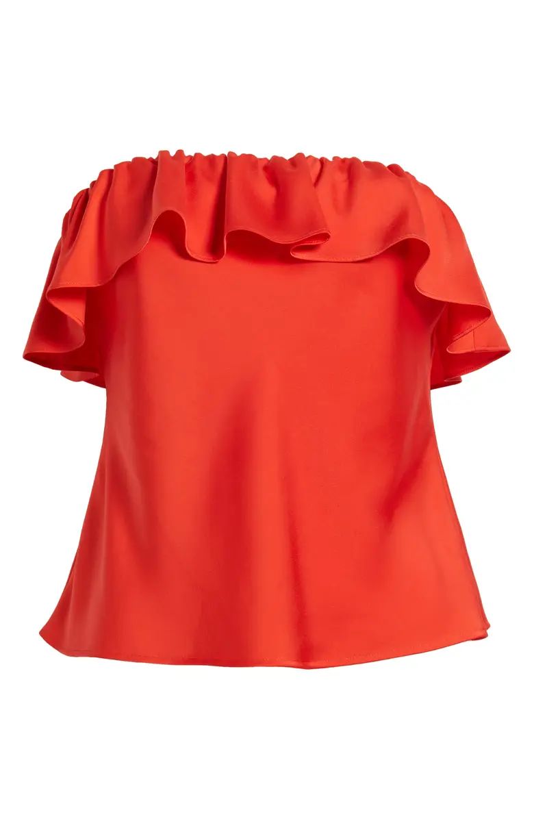 WAYF All Yours Ruffle Strapless Top | Nordstrom | Nordstrom