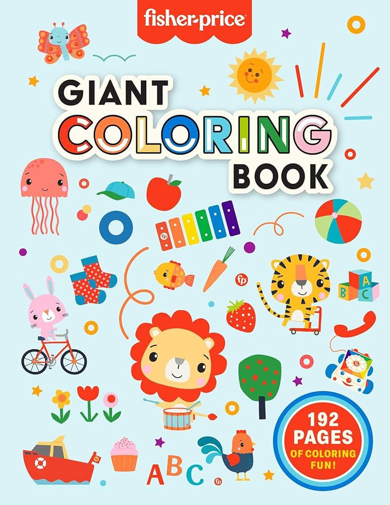 Fisher-Price: Giant Coloring Book | Amazon (US)