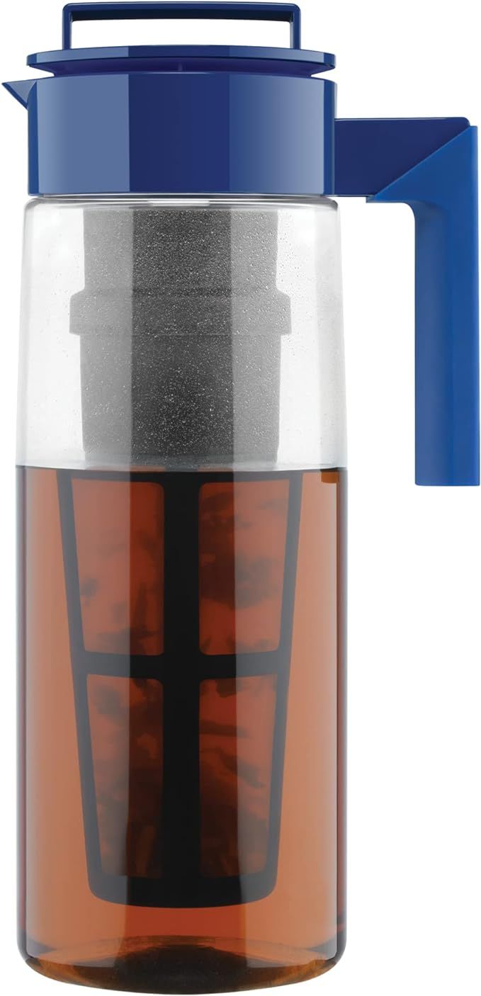 Takeya Premium Quality Iced Tea Maker Made in The USA, BPA Free, 2 qt, Blueberry | Amazon (US)
