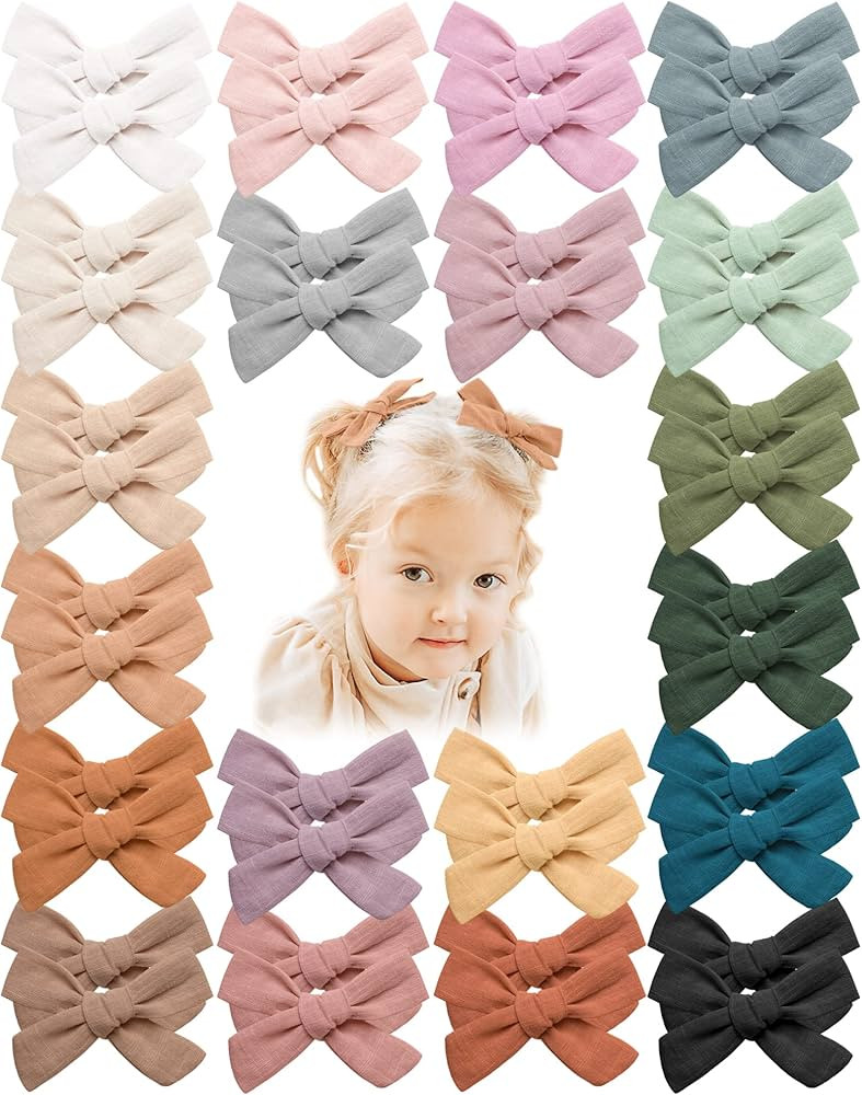Prohouse 40 Pieces Baby Girls Hair Bows Clips Hair Barrettes Accessory for Babies Infant Toddlers... | Amazon (US)