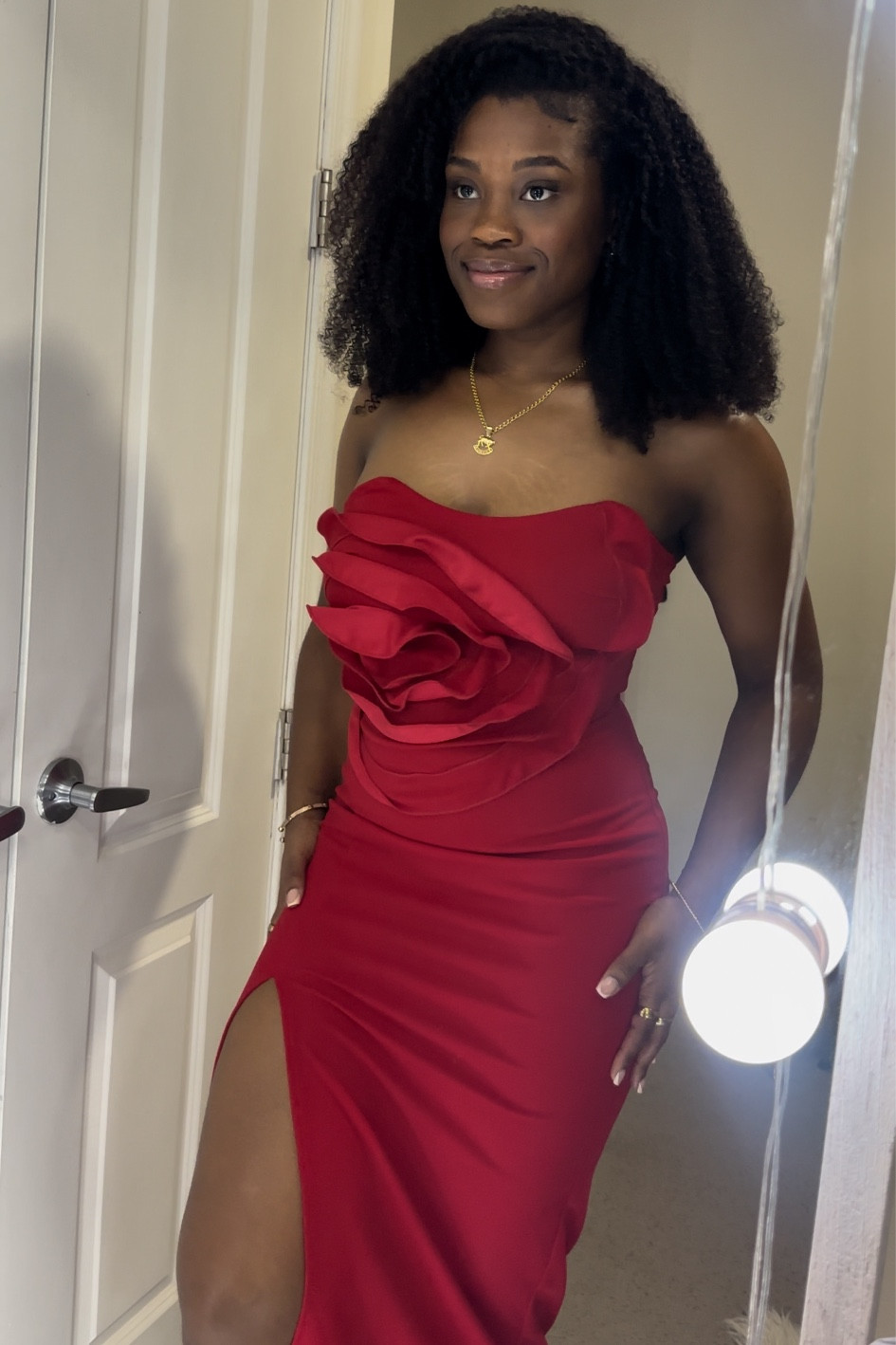 ROSE ERAA! Love this red and the rose detail. 