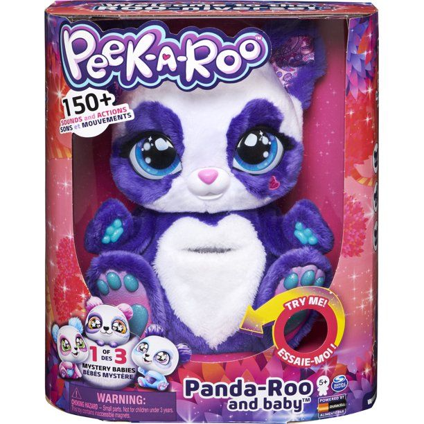 Peek-A-Roo, Interactive Panda-Roo Plush Toy with Mystery Baby - Walmart.com | Walmart (US)