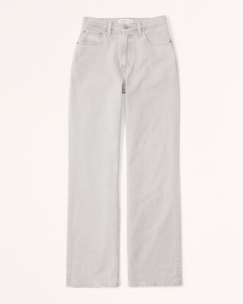 Curve Love High Rise 90s Relaxed Jean | Abercrombie & Fitch (US)