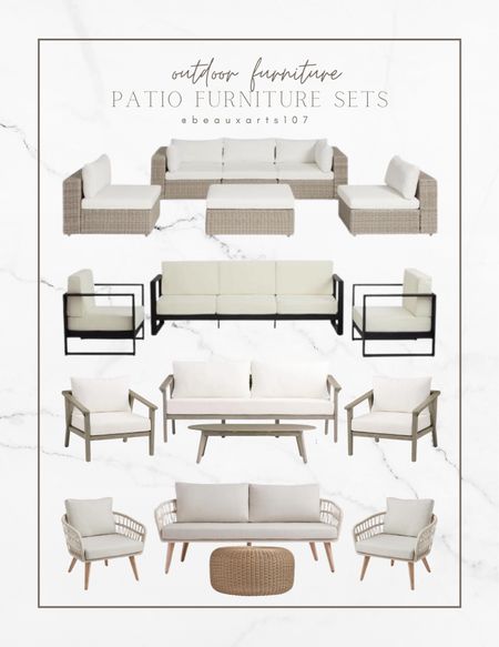 Outdoor/patio furniture sets 

#LTKhome #LTKFind #LTKstyletip