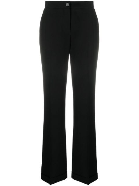 See By Chloé high-rise Flared Trousers - Farfetch | Farfetch (US)