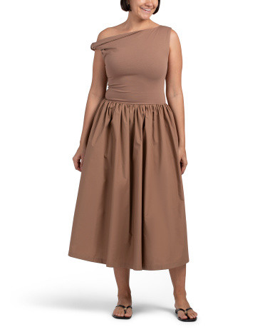 Parker Mixed Media Midi Dress | Casual Dresses  | Marshalls | Marshalls