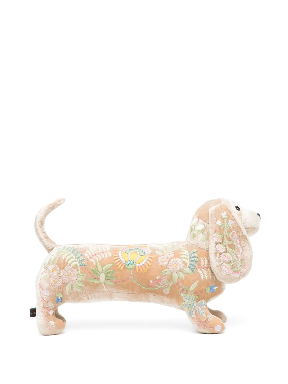 Anke Drechsel dachshund embroidered soft toy - Brown | Farfetch Global