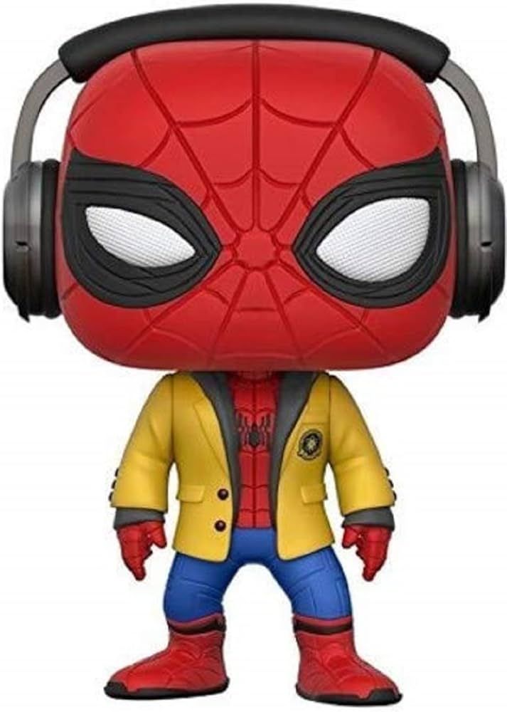 Funko Pop! Movies: Spider-Man HC - Spider-Man W/Headphones Collectible Vinyl Figure | Amazon (US)